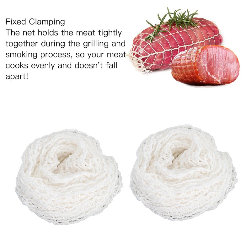 4PCS Meat Netting Roll Cotton Smoked Meat Poultry Ham Netting