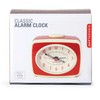KIKKERLAND Classic Alarm Clock W8.9×D4.4×H7.6cm レッド AC14RD