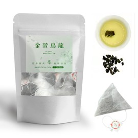 Funcafflow Oolong Tea Bags – Jinxuan Oolong Tea Pack- Premium-Quality Taiwanese Loose Leaf in Pyramid Sachets - Creamy Milk Aroma & Floral Notes - Natural Energy & Uplift for Your Morning - 20-Count