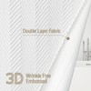 Gibelle Extra Long Shower Curtain 72 x 84, Tall 3D