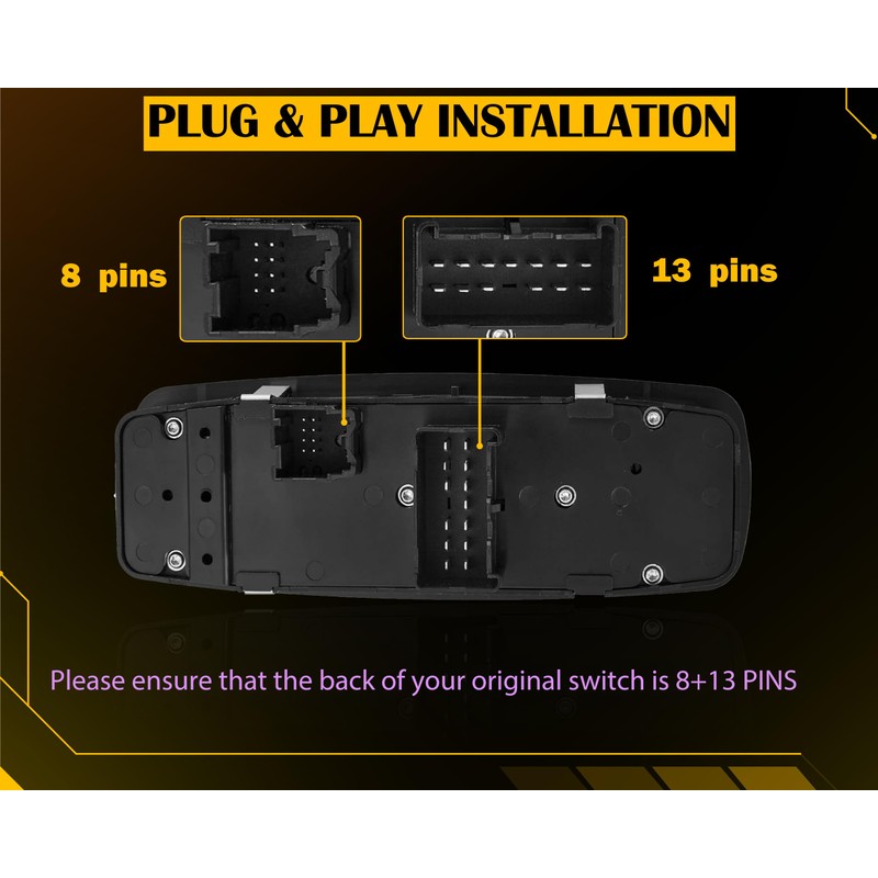 Driver Side Power Window Switch Fit for Dodge Journey 2011-2016