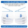 3 Layers Adjustable Supination & Pronation Correction Heel Insoles,Self-Adhesive Medial