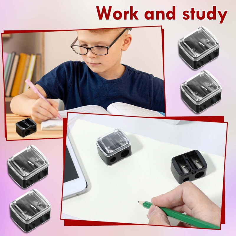 JJUNW 5 Pack Make Up Pencil Sharpener, Plastic Lip Liner