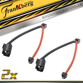Frankberg 2x Warning Contact Brake Pad Wear Rear Axle Compatible with Q7 4LB C-a-y-e-n-n-e 9PA T-o-u-a-r-e-g 7L6,7L7,7LA 2.5L-6.0L 2003-2015 95561236570