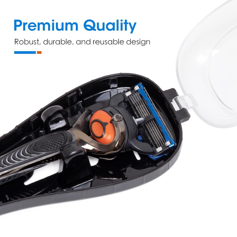 Nincha Manual Razor Travel Case Portable Plastic Manual Razor Trimmer