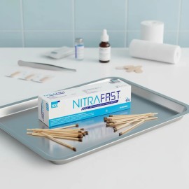Nitrafast 100 Aplicadores Nitrato De Plata Epistaxis Estoma