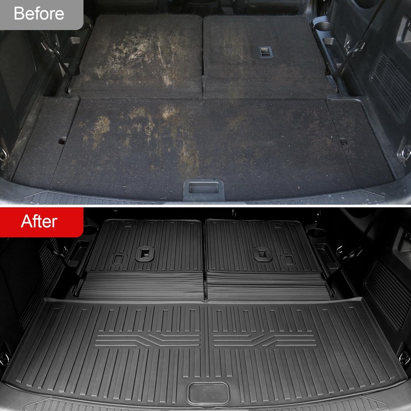 HOUCLEMIC Cargo Mat for 2020-2025 2026 Ford Explorer Accessories All