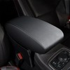 AOMSAZTO Black Leather Armrest Covers for Grand Cherokee 2011-2021 Jeep