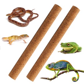 MUYG Natural Climbing Pet Cork Stick Natural Tree Frog Cork Wood Stick Branch Reptiles Climbing Branches Reptiles Use Cork Branches Climb Branches for Frogs, Snakes,Lizards, Bearded Dragons