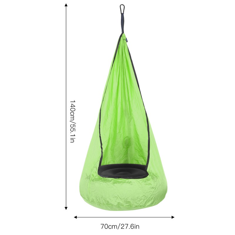 210T Wrinkled Nylon Taffta Pod Swing Seat Children Hanging Hammock