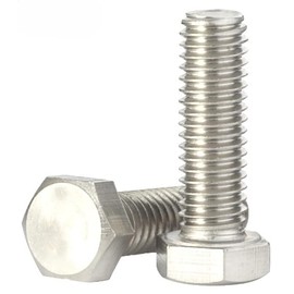 M10 (10mm x 30mm) Hex Square Bolt - Fully Threaded. (Bolts only, or complete with Nuts) (30, M10 (10mm x 30mm) Hex Square Bolts Only)