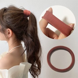 Fuyunohi Hair Rubber Bands for Adults, Rubber Bands, Non-Traced, Stylish, Hair Access, High Elasticity, Set of 10, Hair Rubber, Women's, Accessories, Hair Rubber, Black, Hair Elastic, Stylish, Cute,