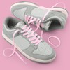 Miscly Flat Shoelaces - Waxed Tear-Resistant for Stiffles and Leather