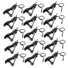 Gatuida 20pcs Metal Lapel Microphone Clips Replacement Lavalier Mic Tie Clips for Streaming Meetings and Conferences