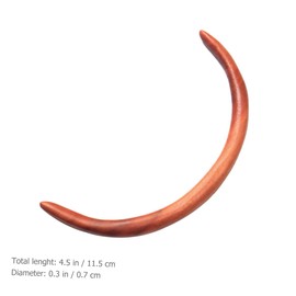 WOONEKY Hair Sticks Smooth Round Edges Hair Chopsticks for Bun Vintage Chinese Hair Accessory Health-friendly Wood