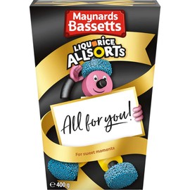 Bassetts Liquorice Allsorts Carton is 400g - Pack of 3