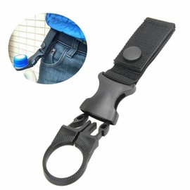 Water Bottle Holder Clip Outdoor Camping Hiking Tactical Hanging Belt Buckle US