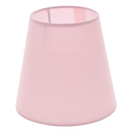 OSALADI Fabric Lamp Shade Barrel Fabric Lampshade Clip on Bulb Barrel Light Cover Simple Pink Lamp Cover for Table,Floor and Pendant Lamp