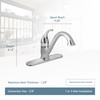 Moen 7825SRS Camerist One-Handle Low Arc Kitchen Faucet, Spot Resist