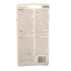 E6000 Industrial Strength Adhesive Glue with Precision Tips, 1 fl oz (Clear) - Permanent Bond, Waterproof, Paintable, Flexible for use on Metal, Wood, Fabric, Glass, Ceramic and More