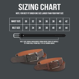 Awesometik Everyday Casual Jean Belts. 100% European Full Grain Real Leather, Classic Mens Belts Leather (Charcoal Black, 38 inch)