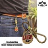 [TAILOR JAPAN] GOOD LUCK AMERICAN VINTAGE KEYCHAIN KEY RING BRASS,