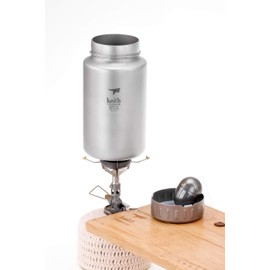 Keith Titanium Ti3035 Bottle with Leakproof, Quick and Secure Bayonet-type Cap Mount - 30.4 fl oz