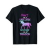 Heart of a Unicorn Courage of a Dragon T Shirt