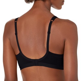 Warners Women's Blissful Benefits Underarm-Smoothing with Seamless Stretch Wireless Lightly Lined Comfort Bra Rm3911w, Black, XX-Large