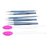Blackhead Remover Tweezers Kit with Hot Compress Towel Clean Brush