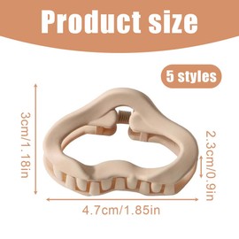 Pack of 5 women's thin hair clips, small hair clips, women's small hair clips, women's hair clips