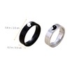 COHEALI 2sets Yin Ring Set Couples Ring for Him and