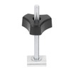 10 Set T Track Kit Woodworking Slider Bolt Knob Accessories