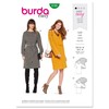 Burda Style X06180Burda DRESS Sewing Pattern Set, Multi-Colour