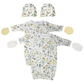 UD_Unisex Newborn Baby 6 Piece Gown Set Nc_0731