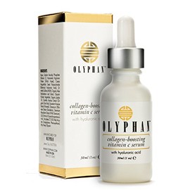 Suero orgánico de vitamina C con ácido hialurónico para la cara; suero facial antienvejecimiento natural para una piel saludable. Unisex, para hombres