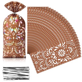 yuboo 100 Pcs Cielito Lindo Candy Bags Mexican Fiesta Gift Bag Party Favors