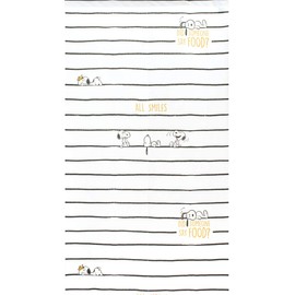 Noren 93876 Peanuts Snoopy Series Print Half Noren Width 33.5 x Length 59.1 inches (85 x 150 cm) All SMILES