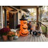 Halloween Inflatable Pumpkin Decoration for Porch and Yard – Water-Filled