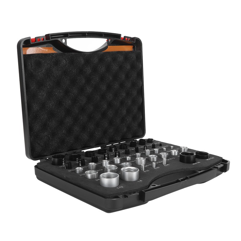 44PCS Nut and Bolt Thread Checker Aluminum Alloy Imperial and