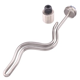 DERNORD 1.5" Inch (OD50.5mm) Tri-clamp Ripple Heating Element Electric Immersion Water Heater 6500W 240V