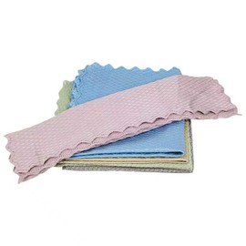 ZHJISHGUO 5 Pcs Extra Soft Microfiber Cleaning Cloths – High-Absorbency, Quick-Drying, and Non-Scratch for Electronics, Glass, Windshields, and Kitchen Appliances