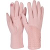styleBREAKER 09010041 Women's Touchscreen Gloves Plain with Cable Knit and