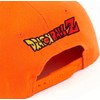 Gorra Plana Goku Naranja y Azul Marino con Logo Estampado