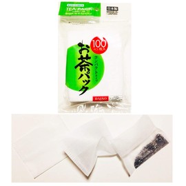 Daiso 5x100pcs Disposable Filter Bags for Loose Tea -Hard type