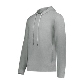 Holloway Men's Ventura Soft Knit Hoodie, Grey Heather, Medium