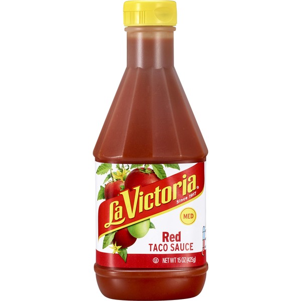 La Victoria Taco Sauce Medium Squeeze, 15-Ounce (Pack of 6)