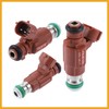 Partuto 4 Pcs 16600-5L300 FBJB100 Fuel Injector for Nissan Sentra