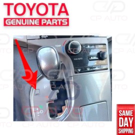 Toyota 09 - 16 TOYOTA VENZA SHIFT LOCK RELEASE BUTTON COVER CAP TRIM SILVER OEM NEW