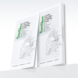 BEAUTEDERM PDRN Cica Exosome Panthenol Collagen Exotocin Hydrogel Elisir Mask Pack / PDRN 시카 엑소좀 판테놀 콜라겐 엑소토신 하이드로겔 엘리시어 마스크팩